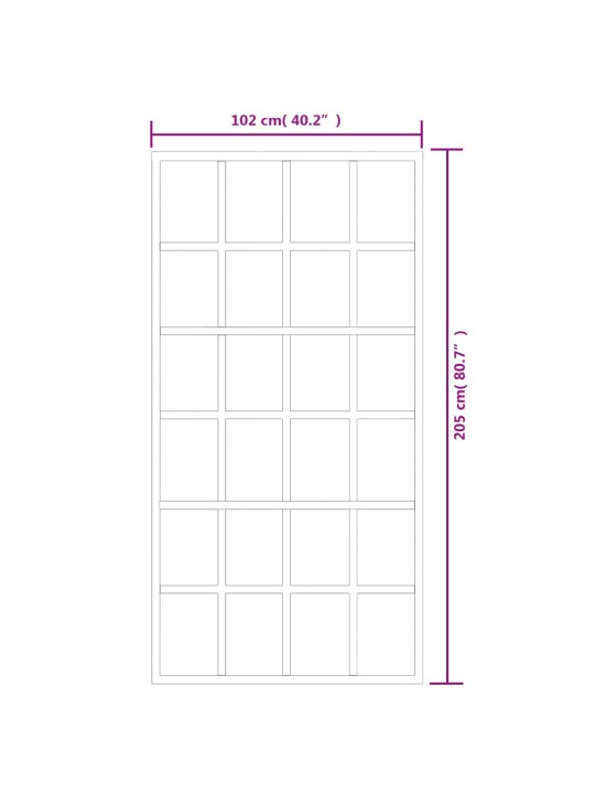 Posuvné dveře ESG sklo a hliník 102 x 205 cm černé