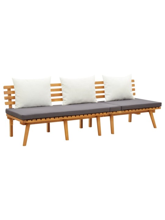 Zahradní denní postel 200x65 cm masivní akáciové dřevo