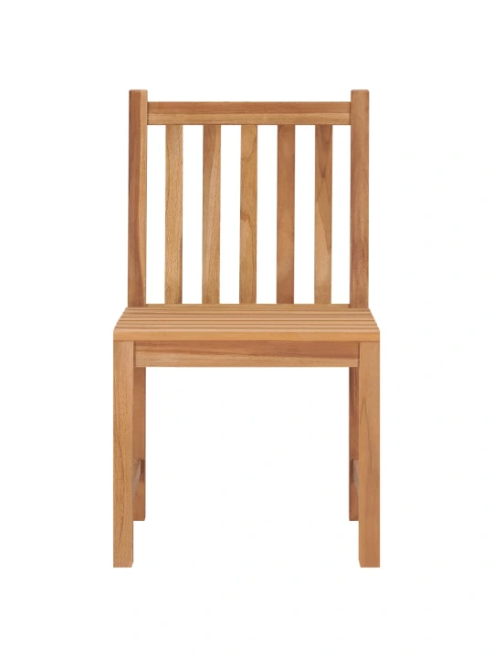Zahradní židle s poduškami 4 ks masivní teak