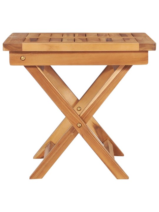 Zahradní lehátka 2 ks se stolkem a poduškou masivní teak