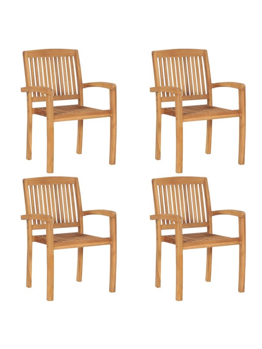 5dílný zahradní jídelní set masivní teakové dřevo
