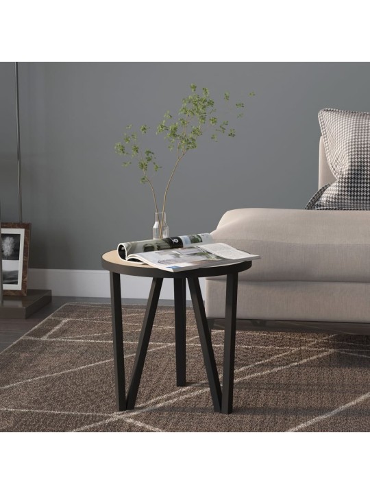 Čajový stolek dub sonoma Ø 35 cm MDF