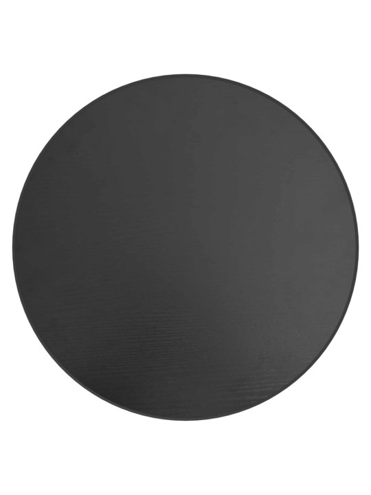 Čajový stolek černý Ø 35 cm MDF