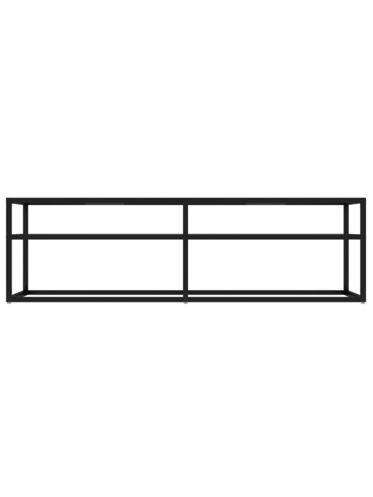 TV stolek průhledný 140 x 40 x 40,5 cm tvrzené sklo