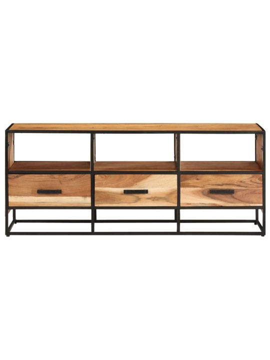 TV stolek 110 x 30 x 45 cm masivní akáciové dřevo