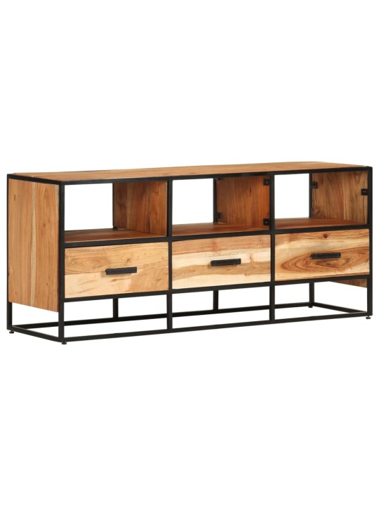 TV stolek 110 x 30 x 45 cm masivní akáciové dřevo