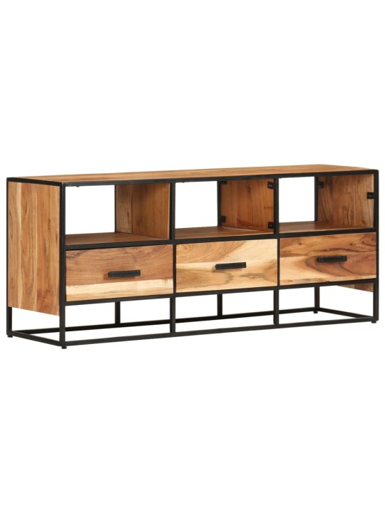 TV stolek 110 x 30 x 45 cm masivní akáciové dřevo