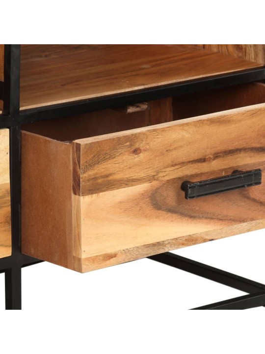 TV stolek 110 x 30 x 45 cm masivní akáciové dřevo
