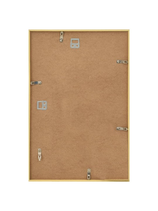 Fotorámečky koláž 5 ks na stěnu zlaté 70 x 90 cm mdf