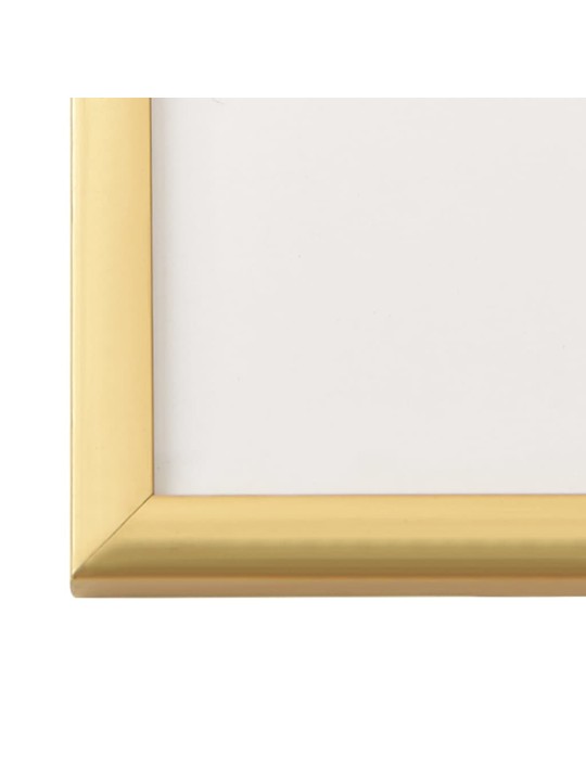 Fotorámečky koláž 5 ks na stěnu zlaté 70 x 90 cm mdf
