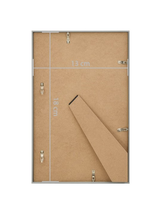 Fotorámečky koláž 3 ks na stůl stříbrné 13x18 cm MDF