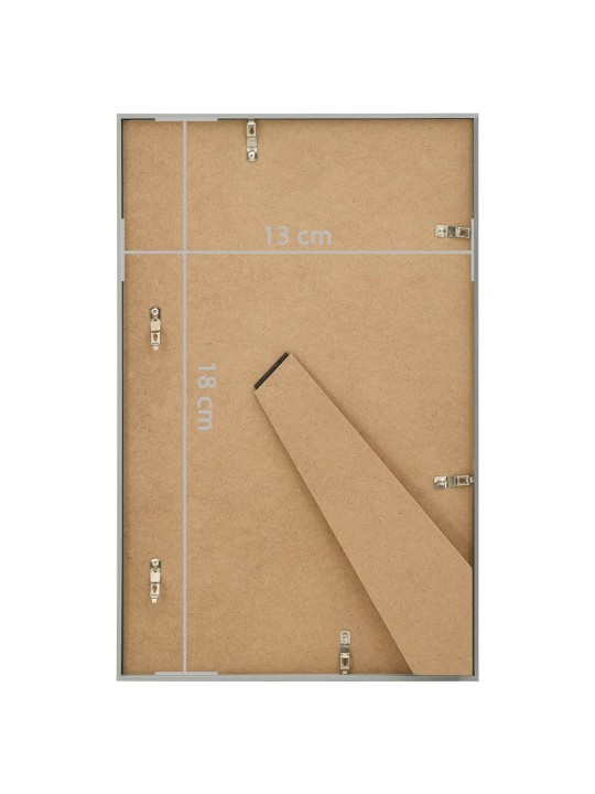 Fotorámečky koláž 5 ks na stůl stříbrné 13x18 cm MDF
