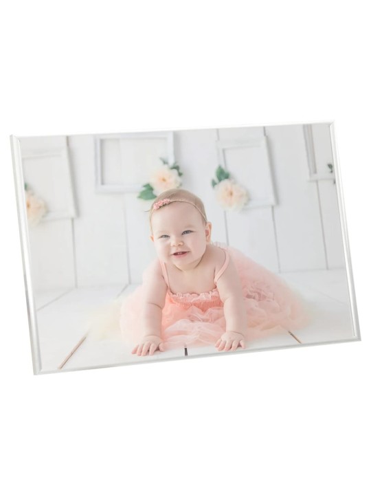 Fotorámečky koláž 5 ks na stůl stříbrné 21x29,7 cm MDF