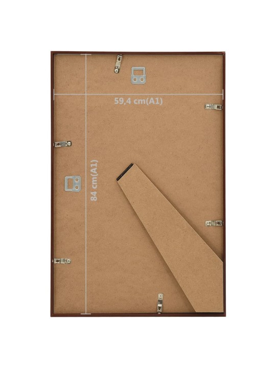Fotorámečky koláž 3 ks na zeď/stůl bronzové 59,4 x 84 cm MDF