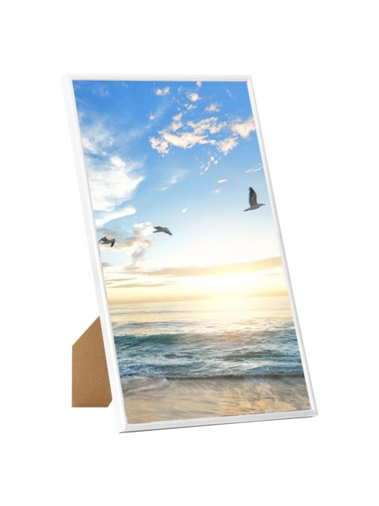 Fotorámečky koláž 3 ks na stůl bílé 10 x 15 cm MDF