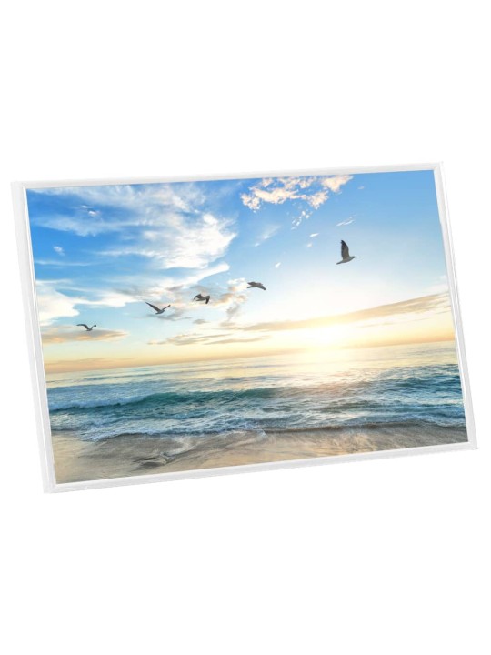 Fotorámečky koláž 3 ks na stůl bílé 10 x 15 cm MDF