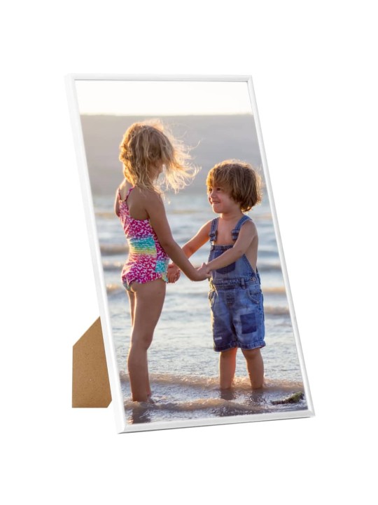 Fotorámečky koláž 3 ks na stůl bílé 13 x 18 cm MDF