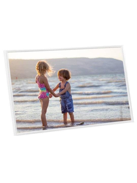 Fotorámečky koláž 3 ks na stůl bílé 13 x 18 cm MDF