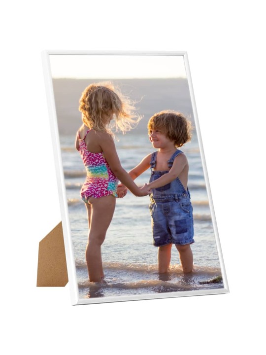 Fotorámečky koláž 3 ks na zeď nebo stůl bílé 21 x 29,7 cm MDF
