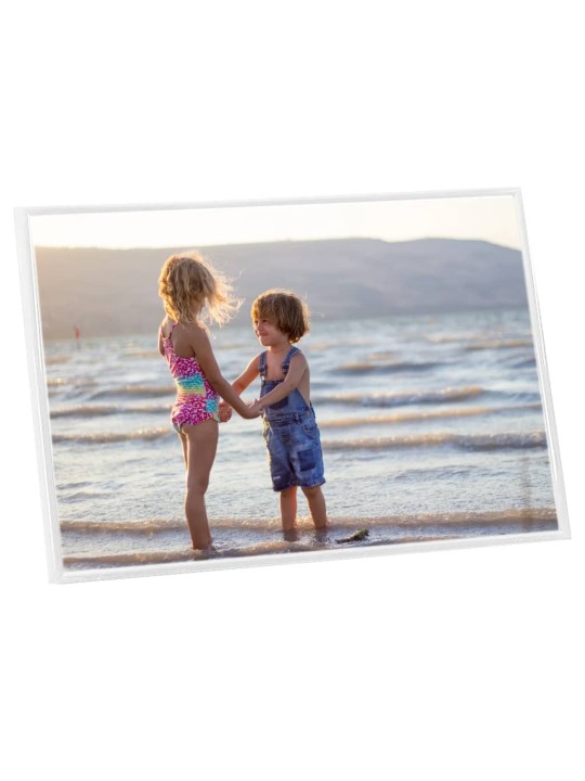 Fotorámečky koláž 3 ks na zeď nebo stůl bílé 21 x 29,7 cm MDF