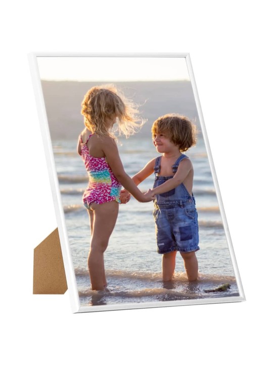 Fotorámečky koláž 3 ks na zeď nebo stůl bílé 70 x 90 cm MDF