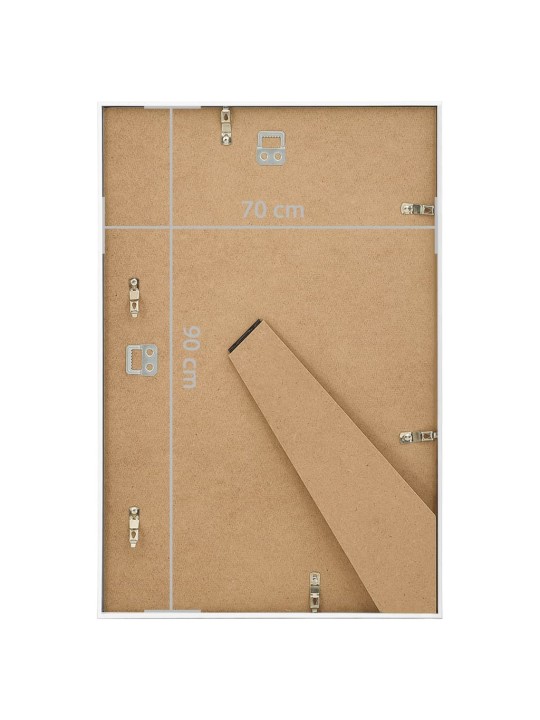 Fotorámečky koláž 3 ks na zeď nebo stůl bílé 70 x 90 cm MDF