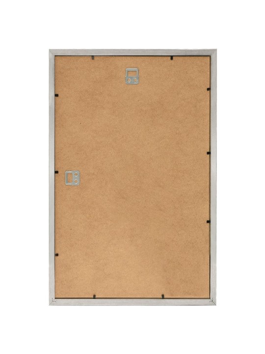 Fotorámečky koláž 5 ks na stěnu stříbrné 70x90 cm mdf