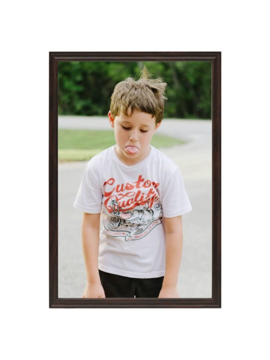 Fotorámečky koláž 3 ks na stůl černé 21x29,7 cm MDF