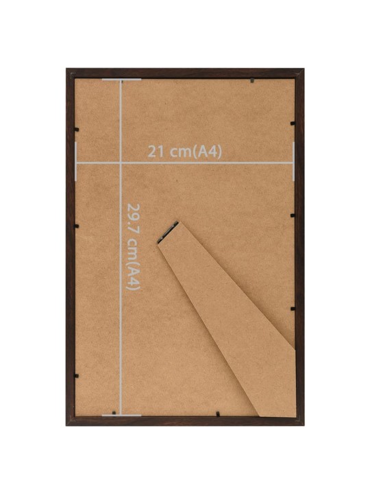 Fotorámečky koláž 3 ks na stůl černé 21x29,7 cm MDF