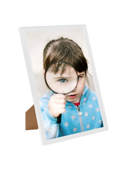 Fotorámečky koláž 5 ks na stůl bílé 13 x 18 cm MDF