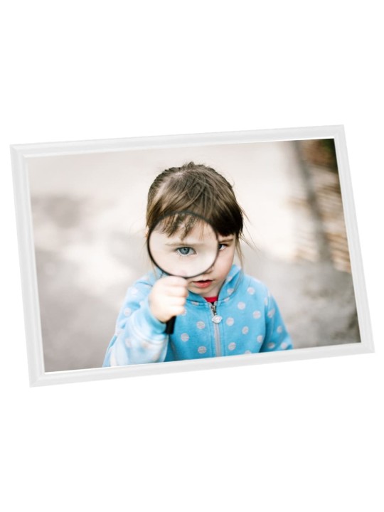 Fotorámečky koláž 5 ks na stůl bílé 13 x 18 cm MDF