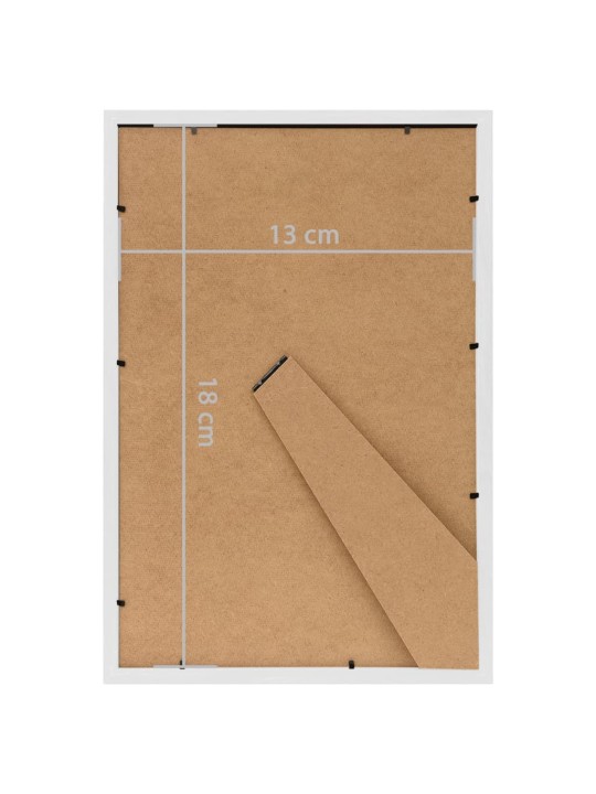 Fotorámečky koláž 5 ks na stůl bílé 13 x 18 cm MDF