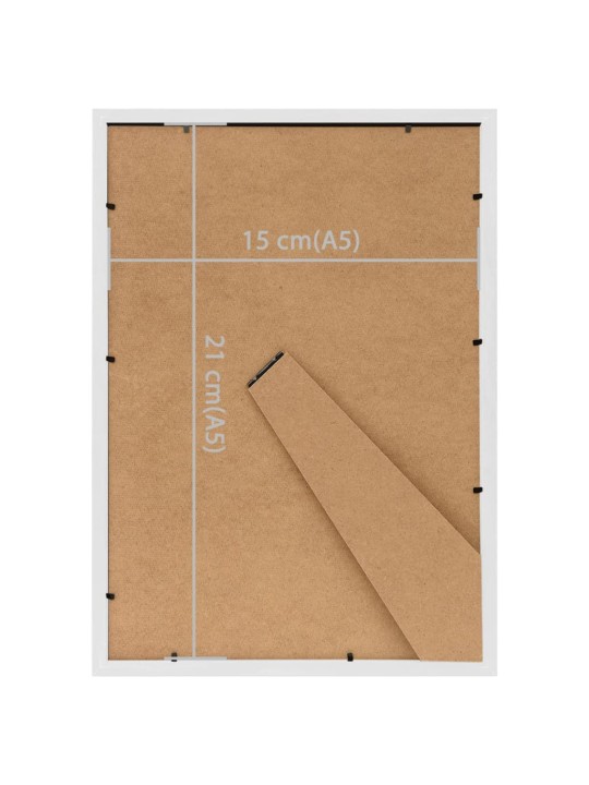 Fotorámečky koláž 3 ks na stůl bílé 15 x 21 cm MDF
