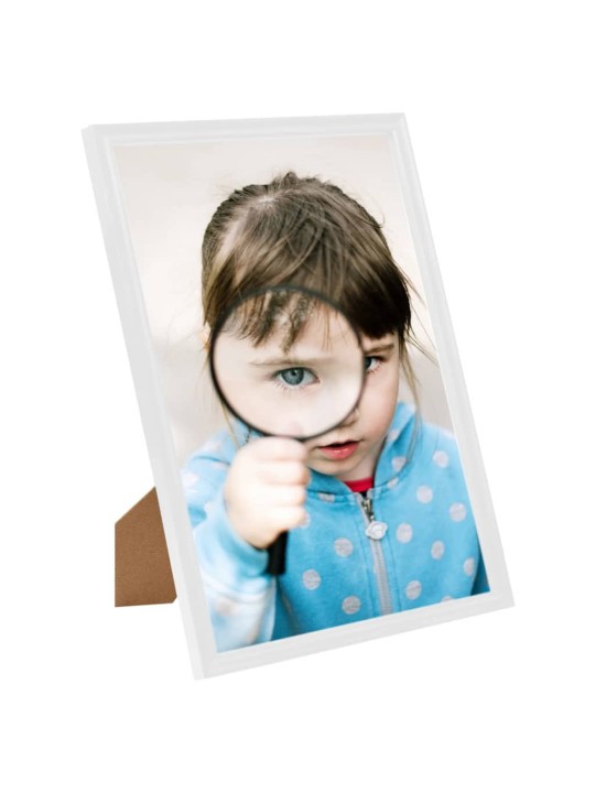 Fotorámečky koláž 3 ks na stůl bílé 18 x 24 cm MDF