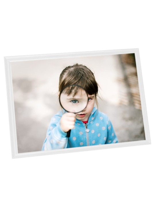 Fotorámečky koláž 3 ks na stůl bílé 18 x 24 cm MDF