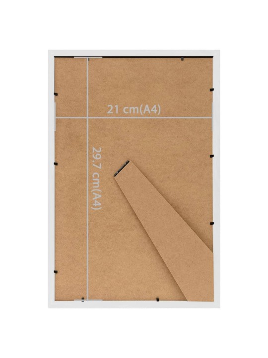 Fotorámečky koláž 3 ks na stůl bílé 21x29,7 cm MDF