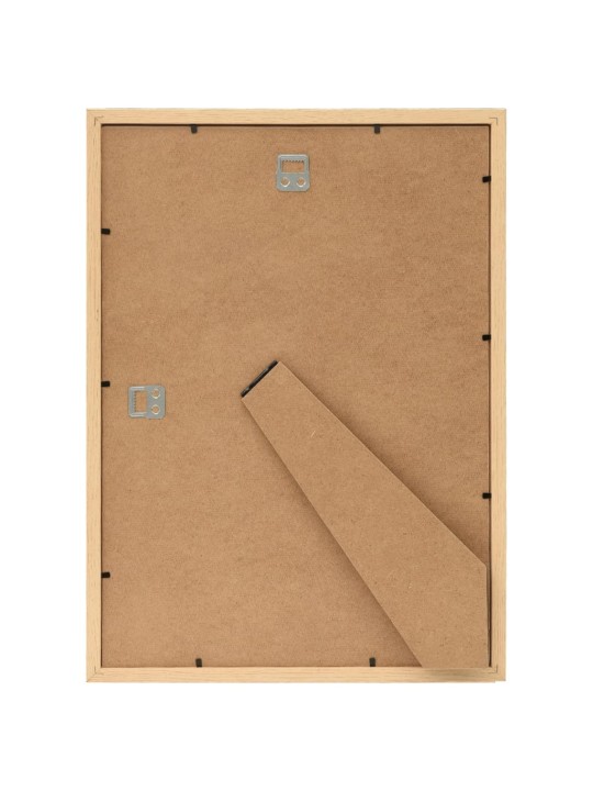Fotorámečky koláž 5 ks na zeď nebo stůl světlý dub 70 x 90 cm