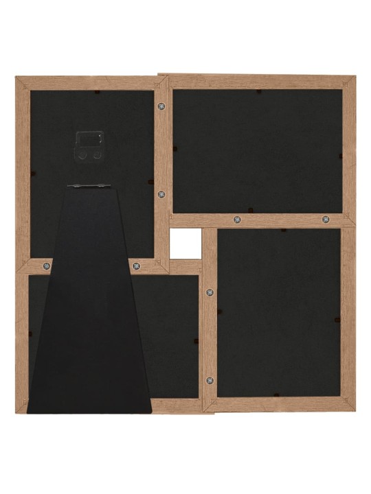 Kolážový fotorámeček na 4 obrázky (13 x 18 cm) světle hnědý MDF