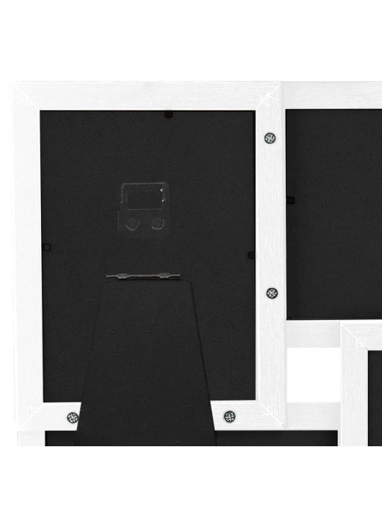 Kolážový fotorámeček na 4 obrázky (10 x 15 cm) bílý MDF