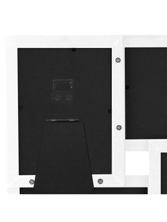 Kolážový fotorámeček na 4 obrázky (13 x 18 cm) bílý MDF