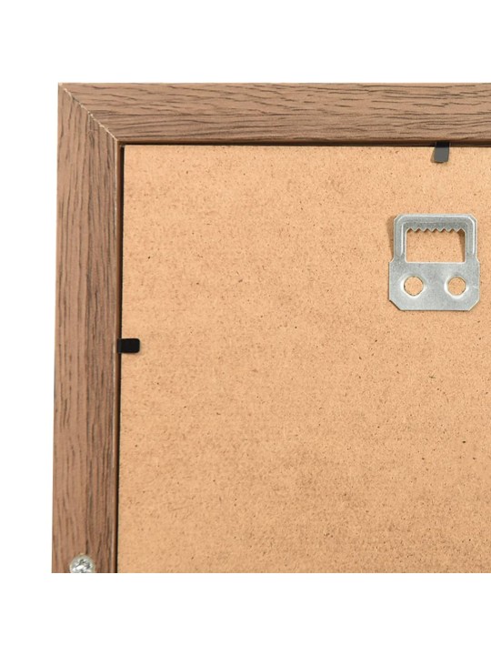 Kolážový fotorámeček na 10×(10x15 cm) obrázek světle hnědý MDF