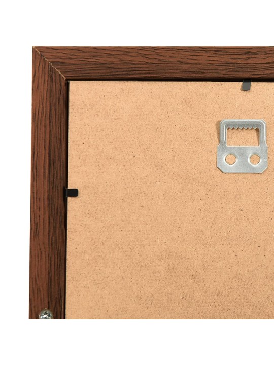 Kolážový fotorámeček na 10x(13x18 cm) obrázek tmavě hnědý MDF