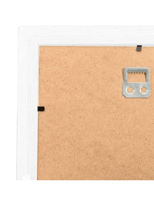 Kolážový fotorámeček na 10 obrázků (10 x 15 cm) bílý MDF