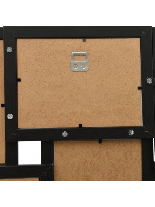 Kolážový fotorámeček na 24 obrázků (13 x 18 cm) černý MDF