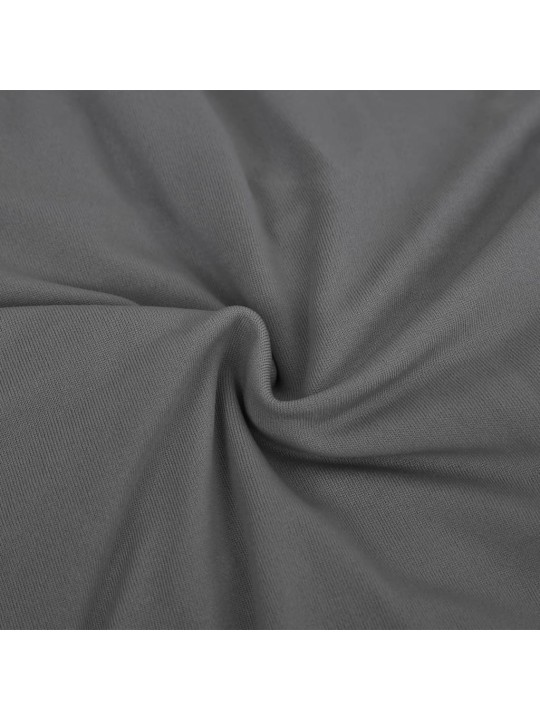 Strečový potah na 3místnou pohovku antracitový polyester žerzej