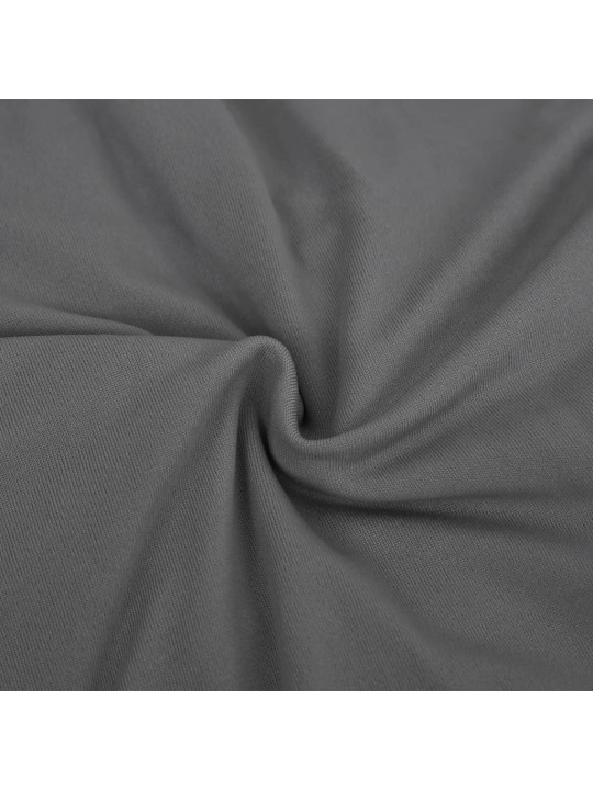 Strečový potah na 4místnou pohovku antracitový polyester žerzej