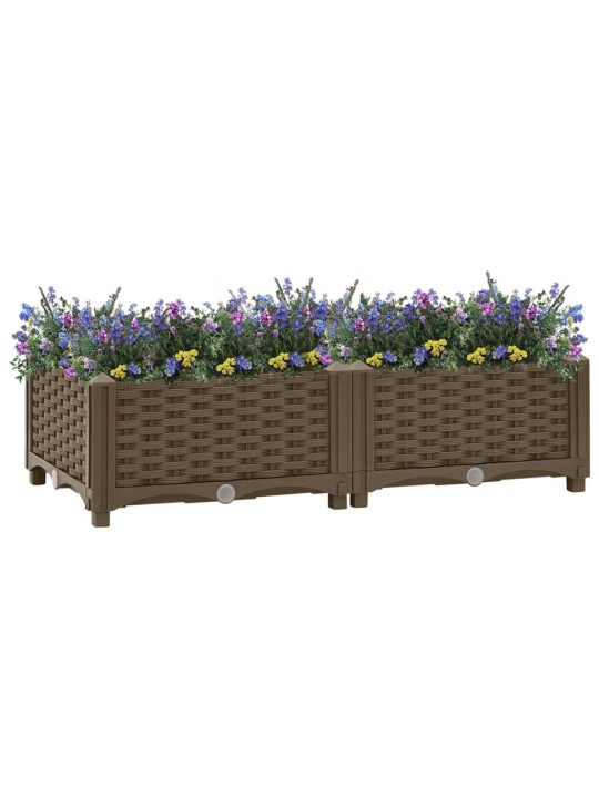 Vyvýšený záhon 80 x 40 x 23 cm polypropylen