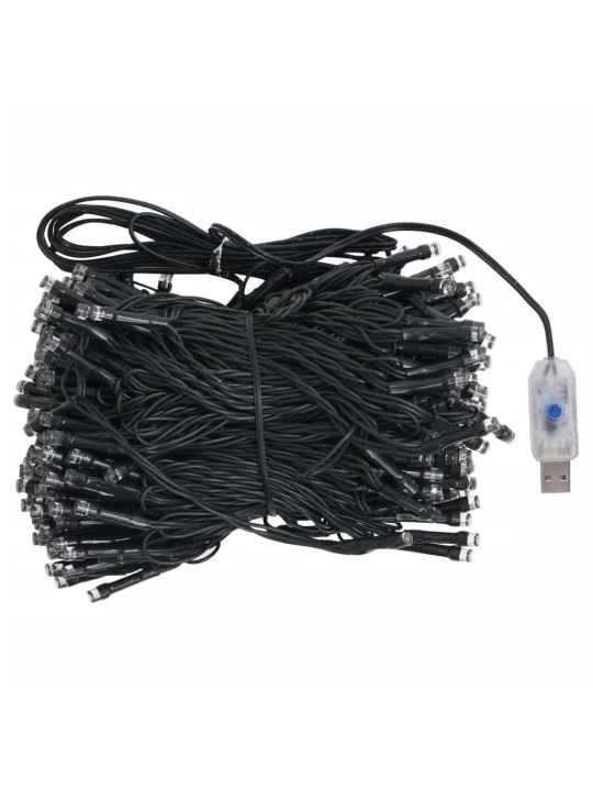 Umělý vánoční půl stromek s LED a sadou koulí bílý 240 cm