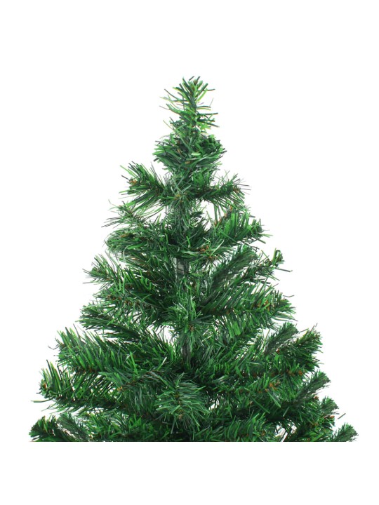 Umělý vánoční stromek s LED a sadou koulí 180 cm 564 větviček