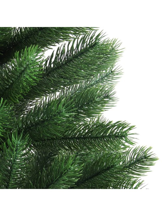 Umělý vánoční stromek s LED a sadou koulí 65 cm zelený